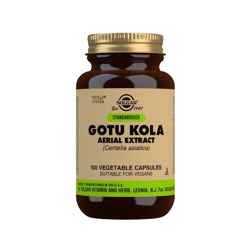 SOLGAR Gotu Kola 100 Cápsulas Vegetales-1