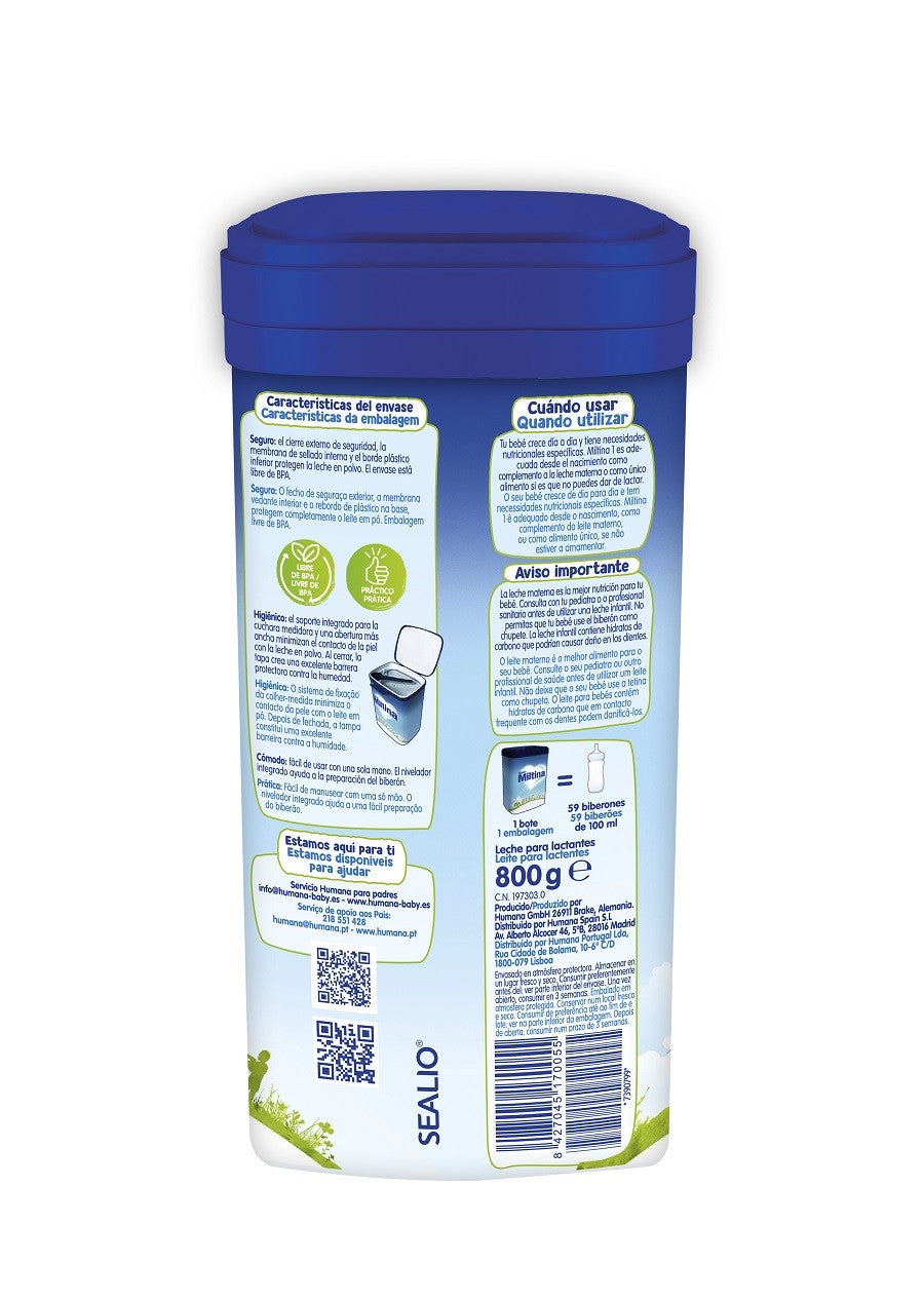 MILTINA 1 Leche de Inicio para Lactantes 800gr-3