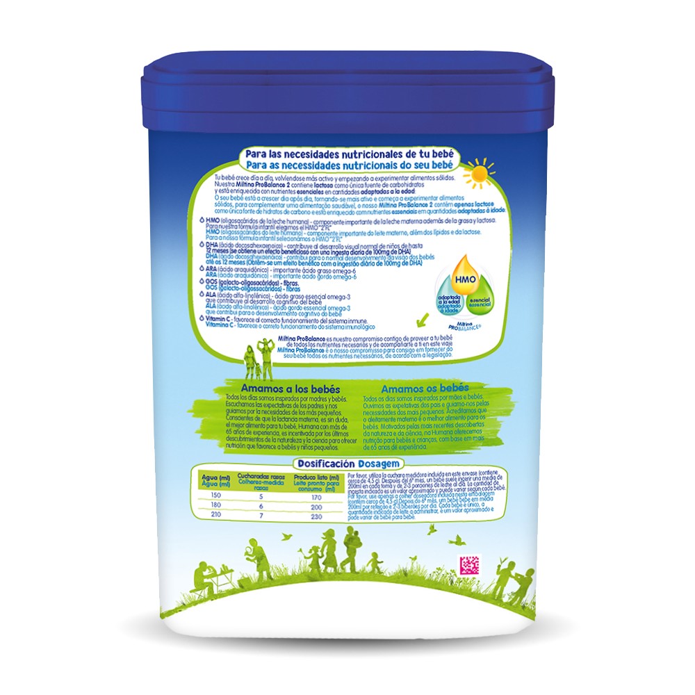 MILTINA 2 Probalance Leche de Continuación +6 meses 800gr-6
