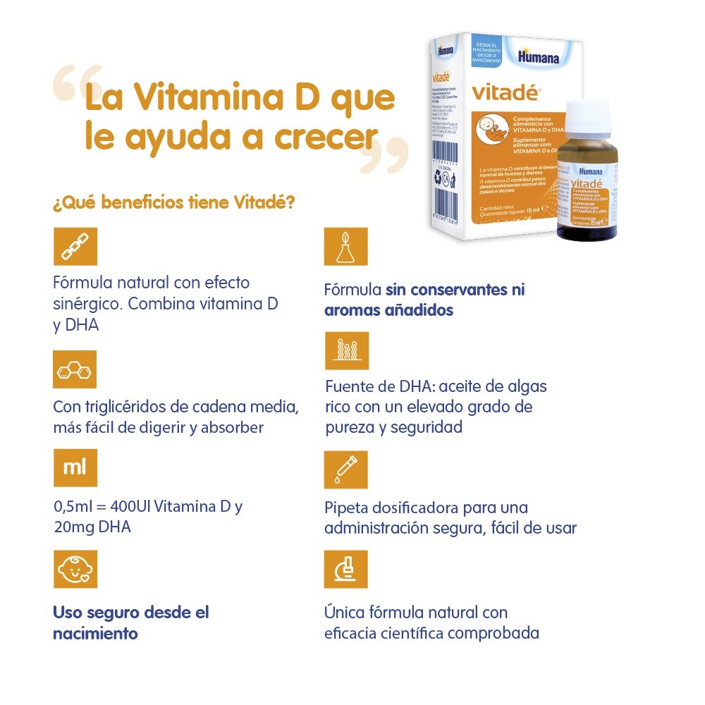 VITADÉ Vitamina D y DHA 15ml-2