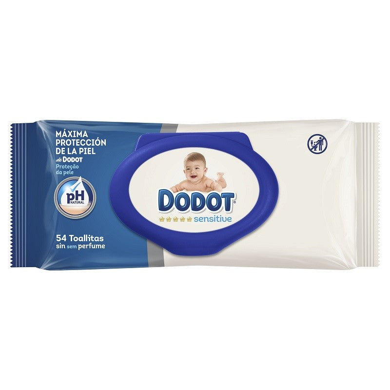 DODOT Sensitive Toallitas para Bebés 54 toallitas-1