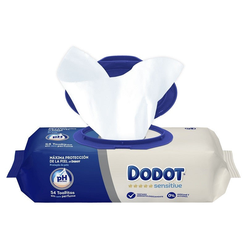 DODOT Sensitive Toallitas para Bebés 54 toallitas-2