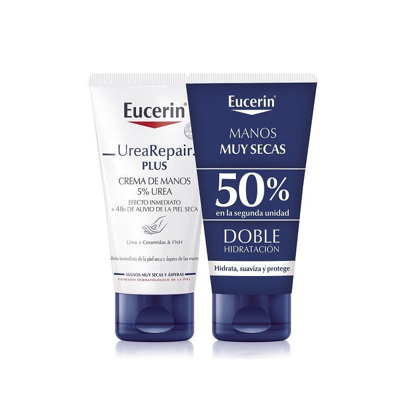 EUCERIN Urea Repair Plus Crema de Manos 5% Urea DUPLO 2x75ml-1