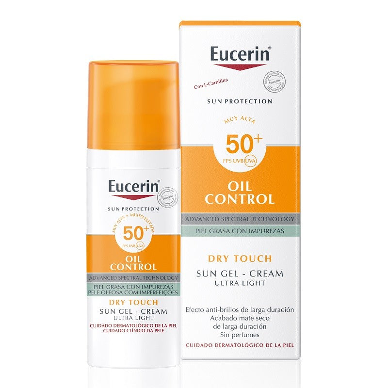 EUCERIN Sun Gel-Creme Oil Control Dry Touch PFS50+ 50ml-1
