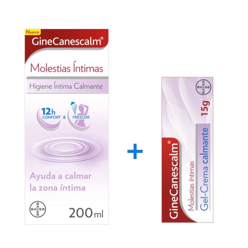 Gine-Canesten GinecanesCalm 200ml + GinecanesGel-Crema 15g Pack Ahorro-1