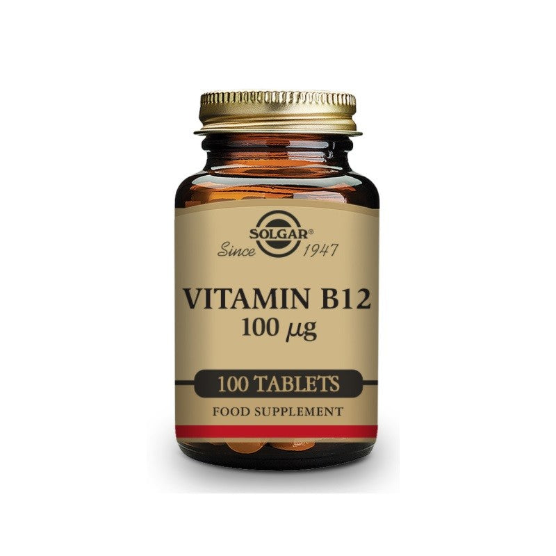 SOLGAR Vitamina B12 100μg (Cianocobalamina) 100 comprimidos-2