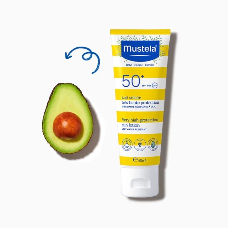 MUSTELA Spray Solar Bebés SPF50 (200ml) + Crema Solar Facial SPF50+ (40ml)-4