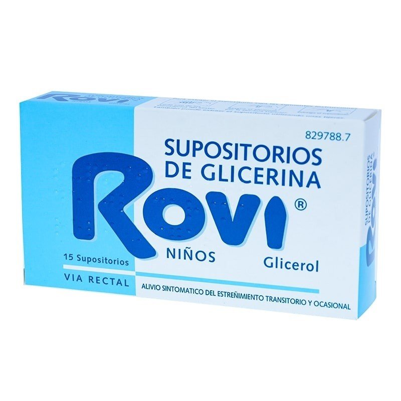 ROVI Supositorios de Glicerina para Niños 15 supositorios-1
