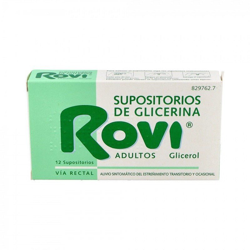ROVI Supositorios Glicerina Adultos 12 Unidades-1