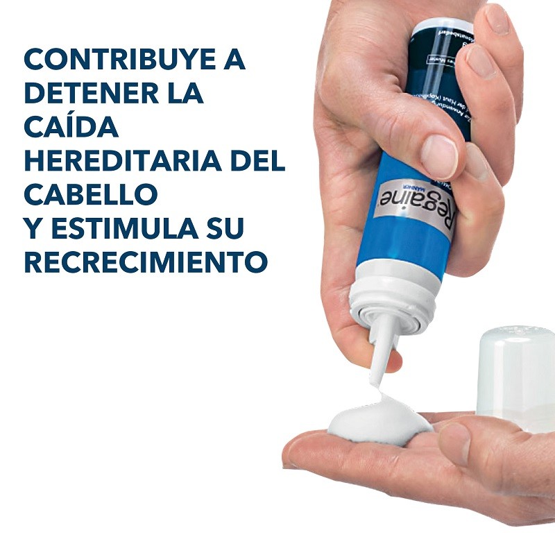 REGAINE 50mg/g Espuma Cutánea Anticaída 3x60g-2
