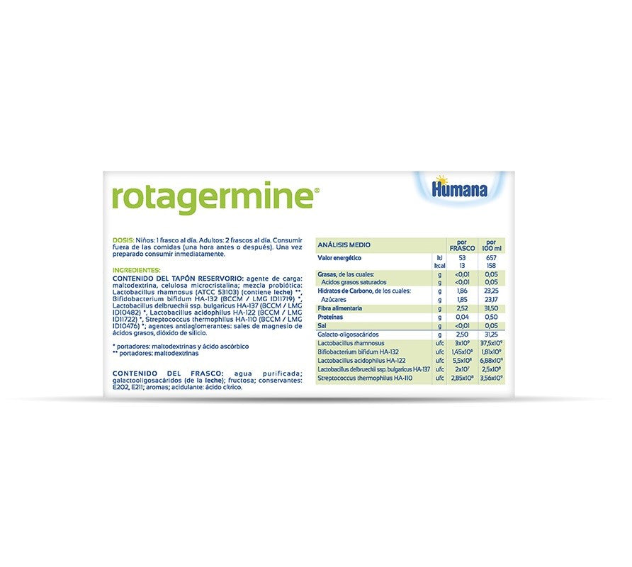 ROTAGERMINE Probióticos 10 Frascos de 8ml-6