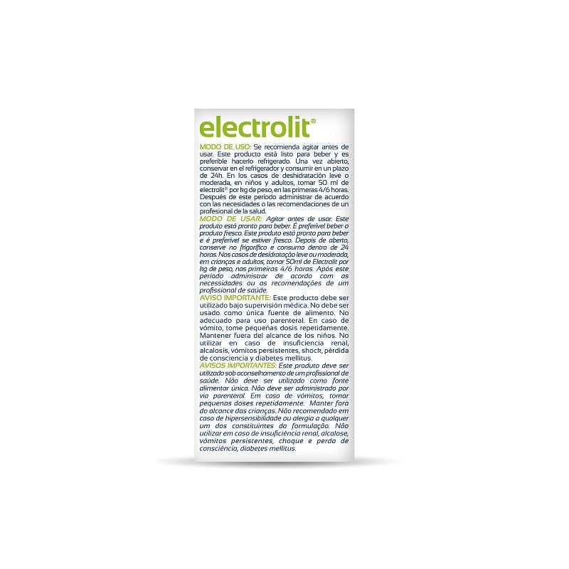 ELECTROLIT Solución Rehidratación Oral 3 x 250ml-4