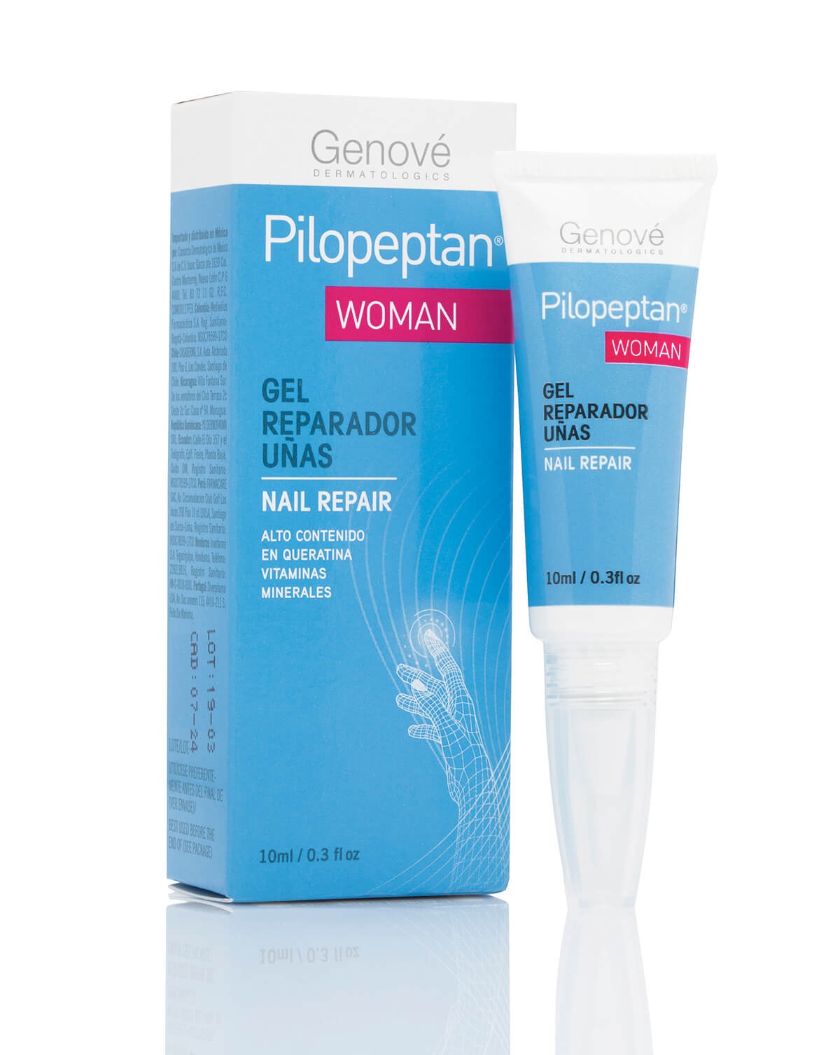 Pilopeptan Woman Gel reparador de Uñas 10ml-1