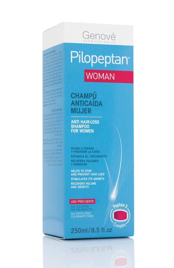 Pilopeptan Woman Champú Anticaída Mujer 250ml-2