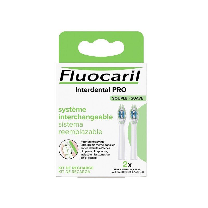 FLUOCARIL Interdental PRO Suave Recambios 2 Cabezales-1