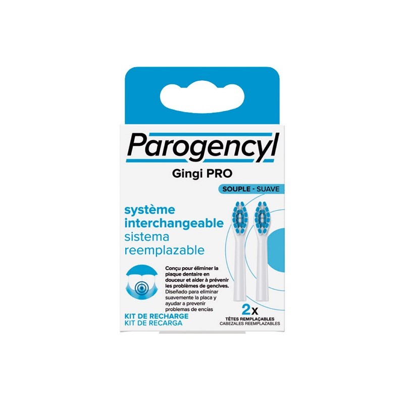 PAROGENCYL Gingi PRO Suave Recambios 2 Cabezales-1