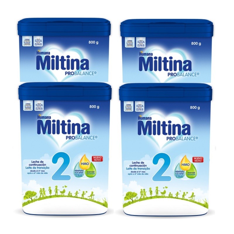 MILTINA 2 Probalance Leche de Continuación +6 meses PACK 4x800gr-1