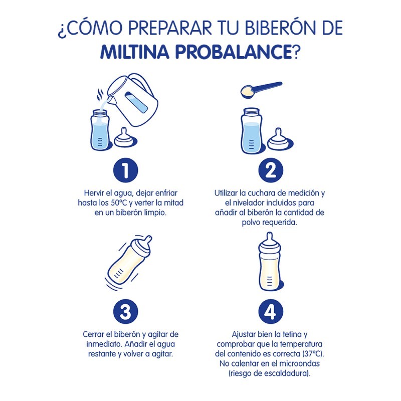MILTINA 2 Probalance Leche de Continuación +6 meses PACK 4x800gr-4