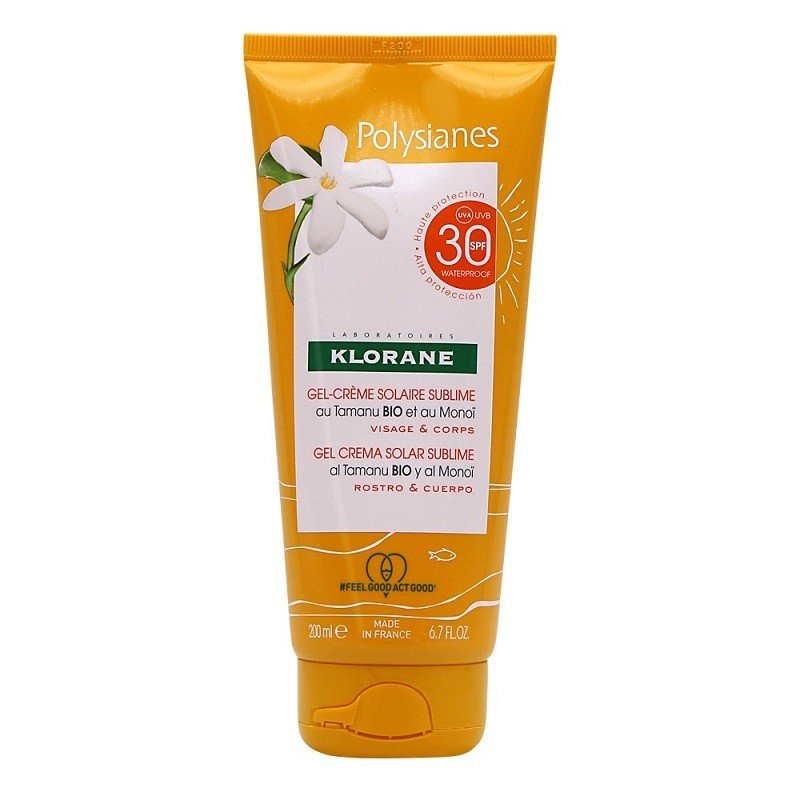 KLORANE POLYSIANES Gel Crema Solar Sublime SPF30 (200ml)-1