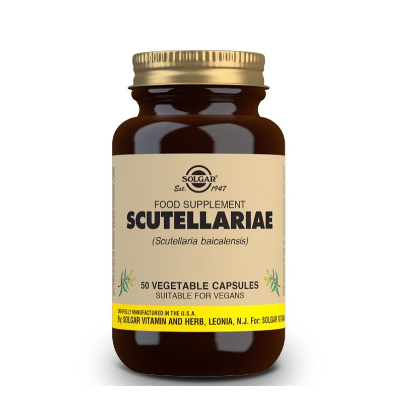 SOLGAR Escutelaria 50 Cápsulas Vegetales-1
