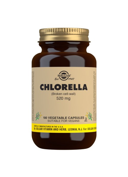 SOLGAR Clorela 520mg 100 Capsulas-1