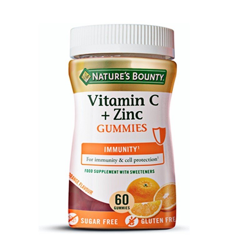 NATURE'S BOUNTY Vitaminas C y Zinc Gummies 60 gominolas-1