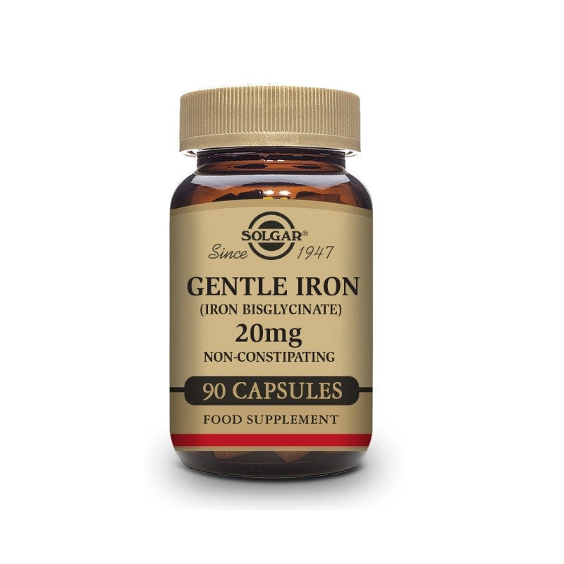 SOLGAR Hierro Gentle 20mg (90 Cápsulas Vegetales)-1