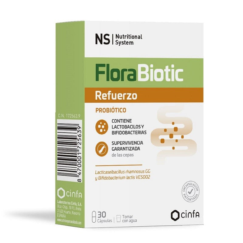 Ns Florabiotic Refuerzo 30 Cápsulas-1