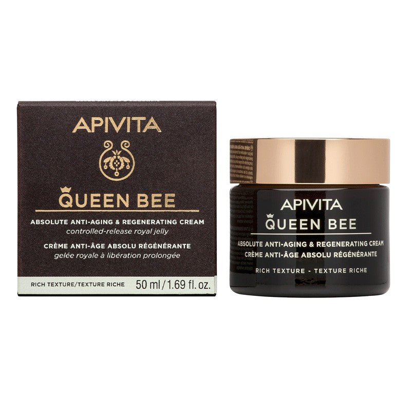 APIVITA Queen Bee Crema Regeneradora Antiedad Textura Rica 50ml-1