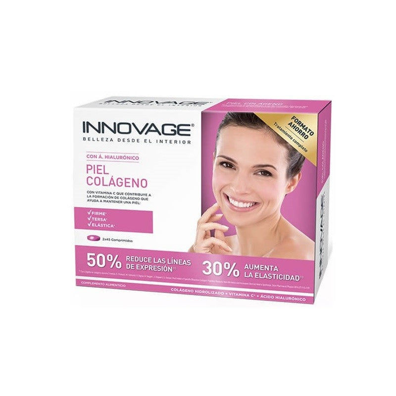 INNOVAGE Piel Colágeno con Ácido Hialurónico 2x45 Comprimidos-1