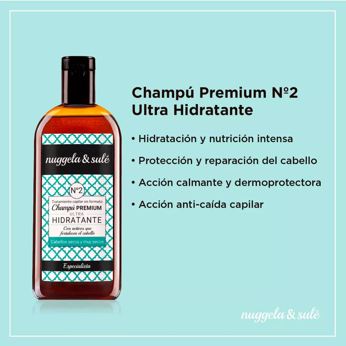 NUGGELA & SULE Champú Nº2 Ultra Hidratante 250ml-4