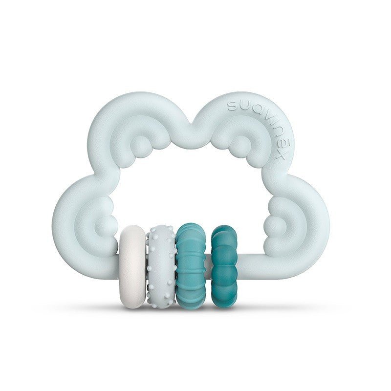 SUAVINEX Mordedor Didáctico de Silicona +6m Nube Azul Etapa 3-1