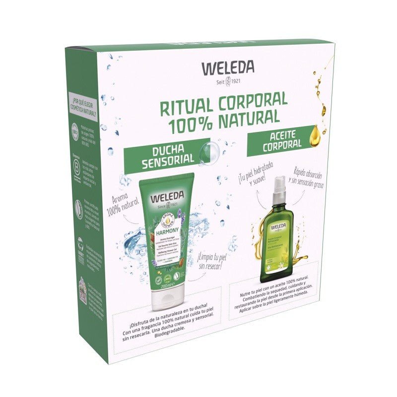 WELEDA Pack Aceite Corporal Refrescante Citrus 100ml + Aroma Shower Harmony 200ml-2