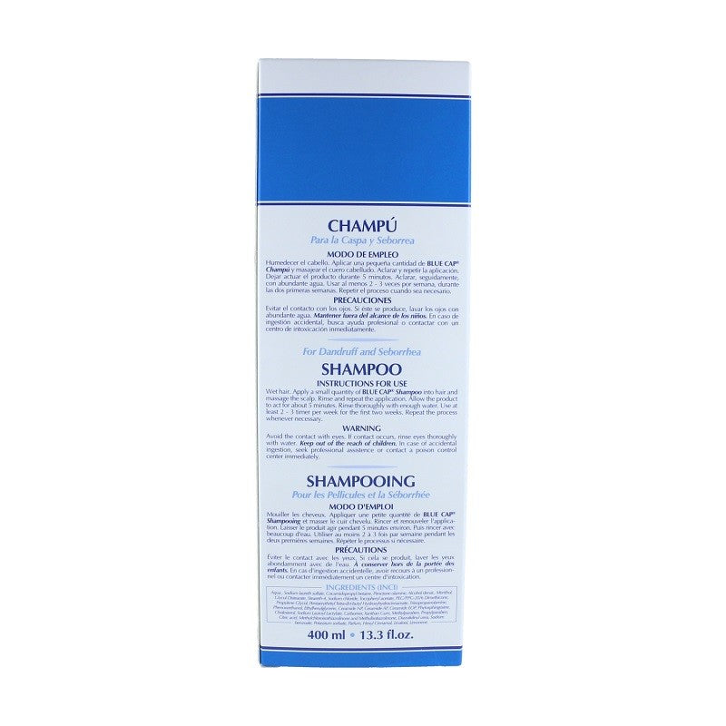 BLUE CAP Champú para Caspa y Seborrea 400ml - Catalysis-3