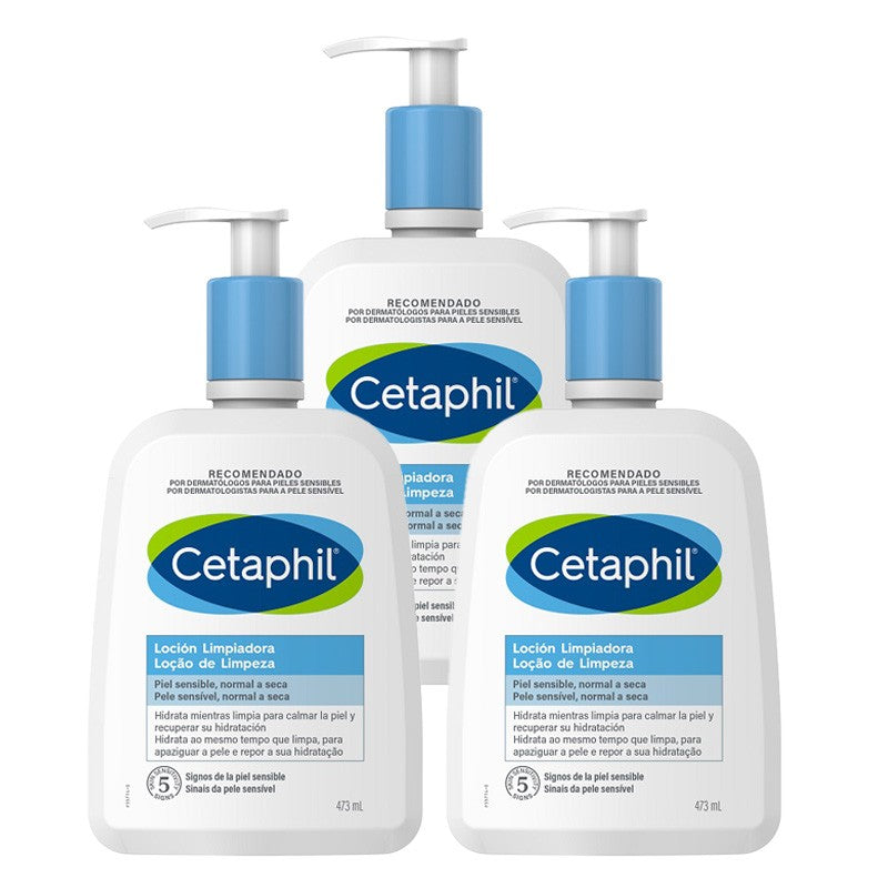 CETAPHIL Triplo Loción Limpiadora 3x473ml-1