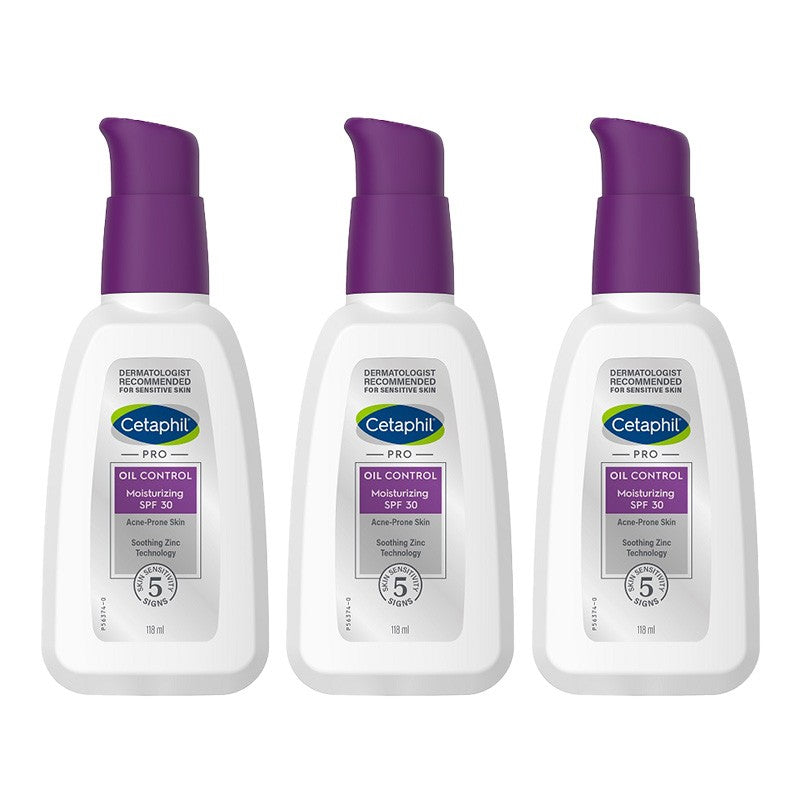 CETAPHIL Triplo CETAPHIL PRO Oil Control hidratante con SPF 30 3x118ML-1
