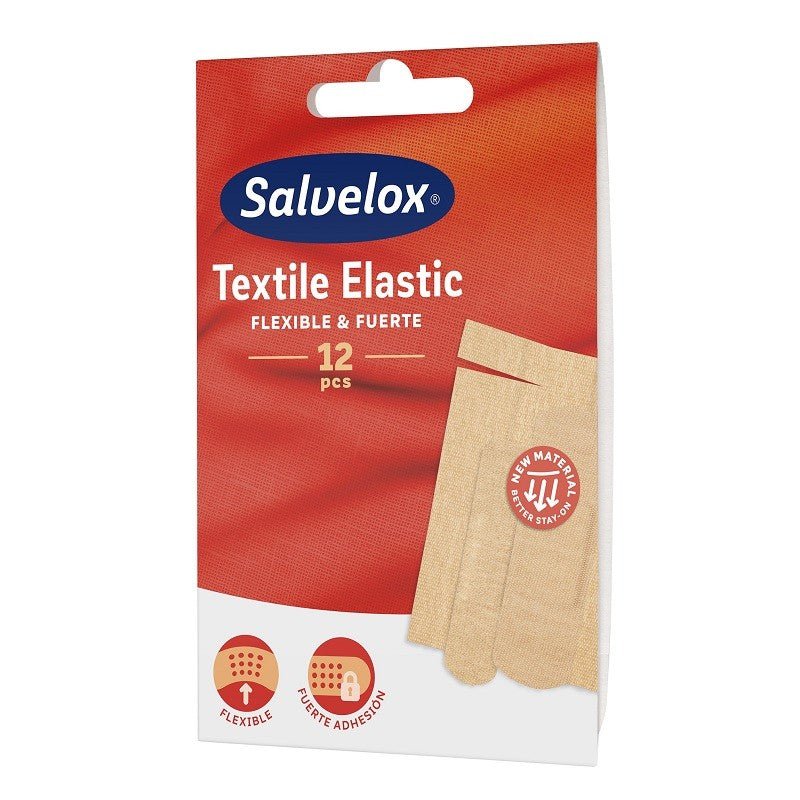 SALVELOX Textil Elástico 12 Apósitos de Tela Flexible-1