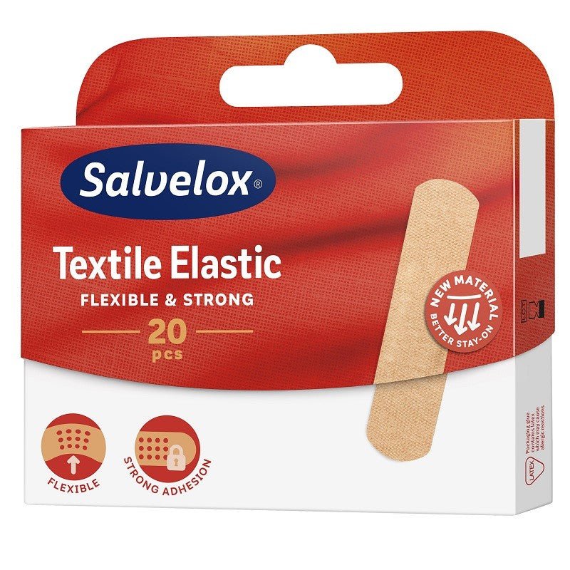 SALVELOX Textil Elástico 20 Apósitos de Tela Flexible-1