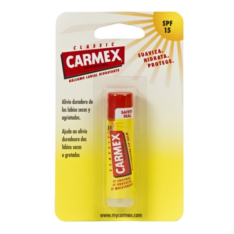 CARMEX Bálsamo Labial Hidratante Classic Sitck SPF15 4,25 g-1