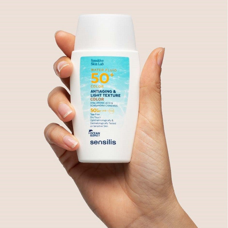 SENSILIS Water Fluid SPF50+ Antiedad Fluido Fotoprotector con Color 40ml-2