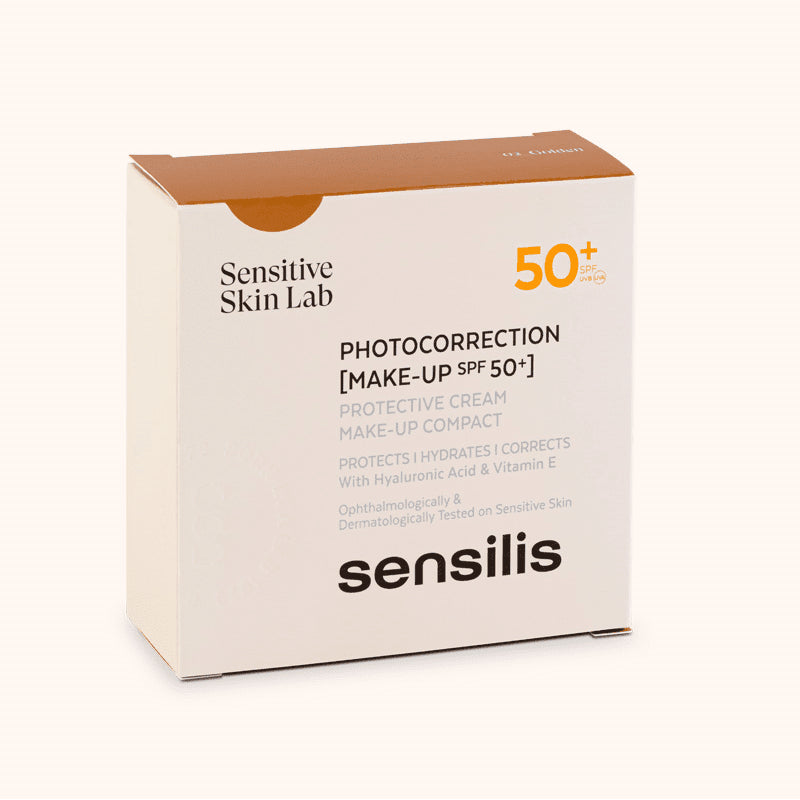 SENSILIS Photocorrection Maquillaje Compacto SPF50+ 02 Golden 10g-6