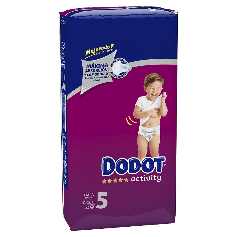 DODOT Activity Talla 5 (11-16 kilos) 52 Unidades-2