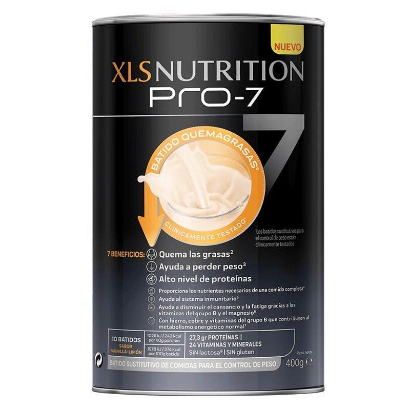 XLS MEDICAL Nutrition Pro 7 Batido Quemagrasas 400g-1