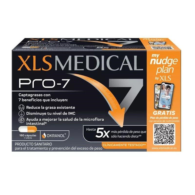 XLS MEDICAL Pro 7 Nudge 180 cápsulas-1