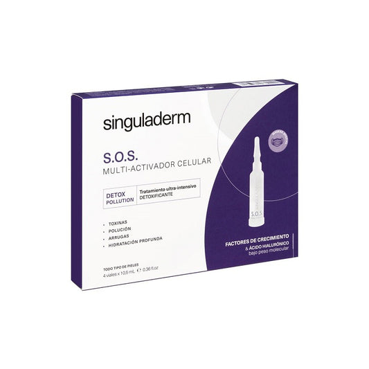 SINGULADERM S.O.S. Detox-Pollution Sérum Antioxidante 4 Viales-1