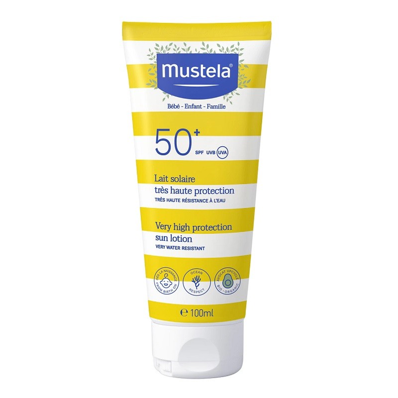MUSTELA Leche Solar Muy Alta Protección SPF 50+ (100ml)-3