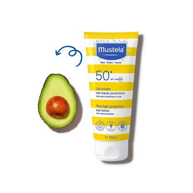 MUSTELA Leche Solar Muy Alta Protección SPF 50+ (100ml)-2