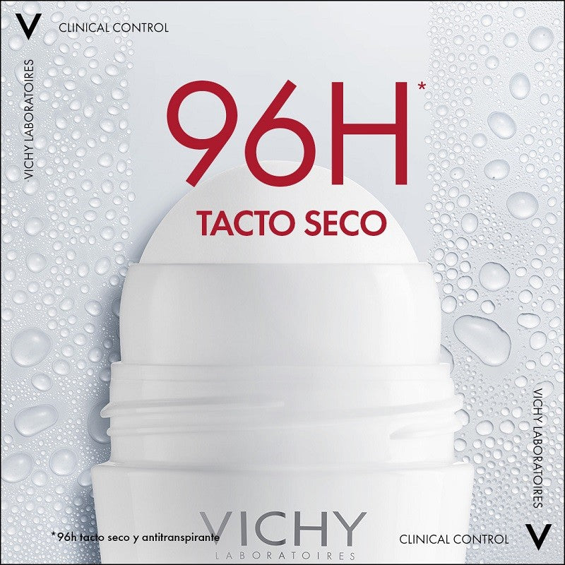VICHY Desodorante Antitranspirante 96h Roll-On Clinical Control 50ml-11