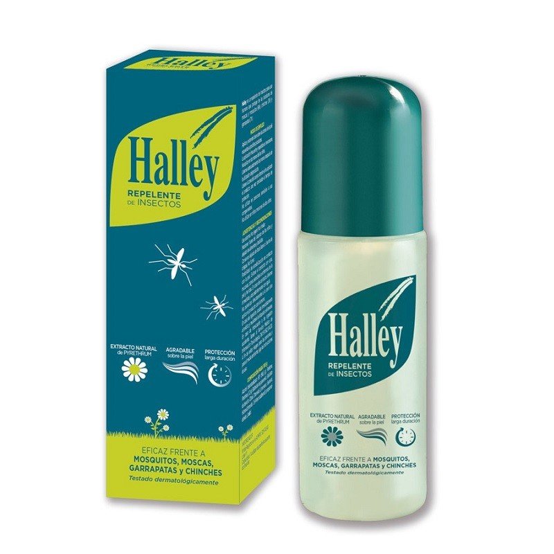HALLEY Repelente de Insectos y Garrapatas con Extracto Natural en Spray 250ml-1