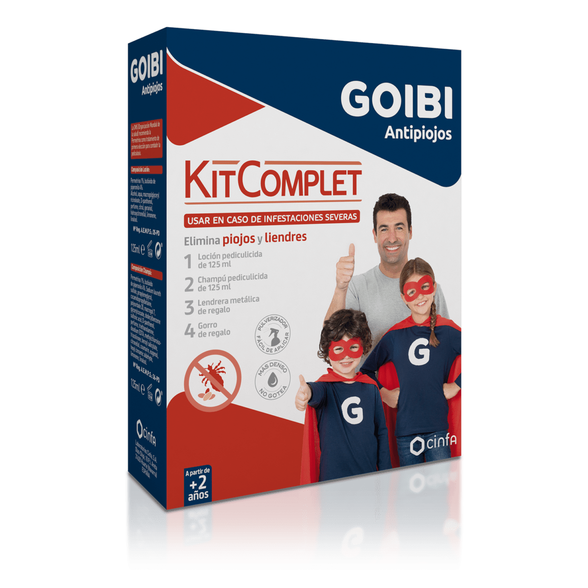 GOIBI Antipiojos Kit Complet + Peine-1